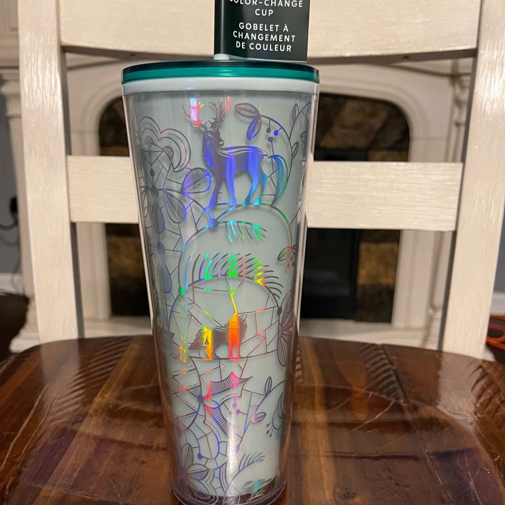 Starbucks Iridescent Color Changing Tumbler 24oz Venti NEW 2022